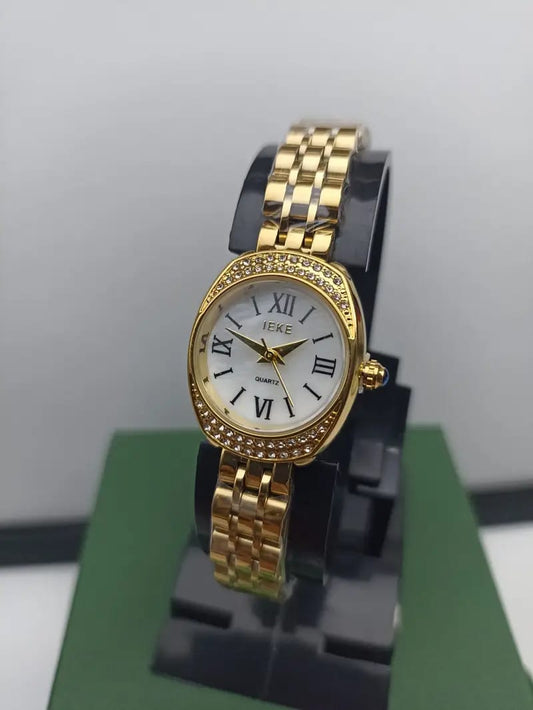 Montre IEKE acier or